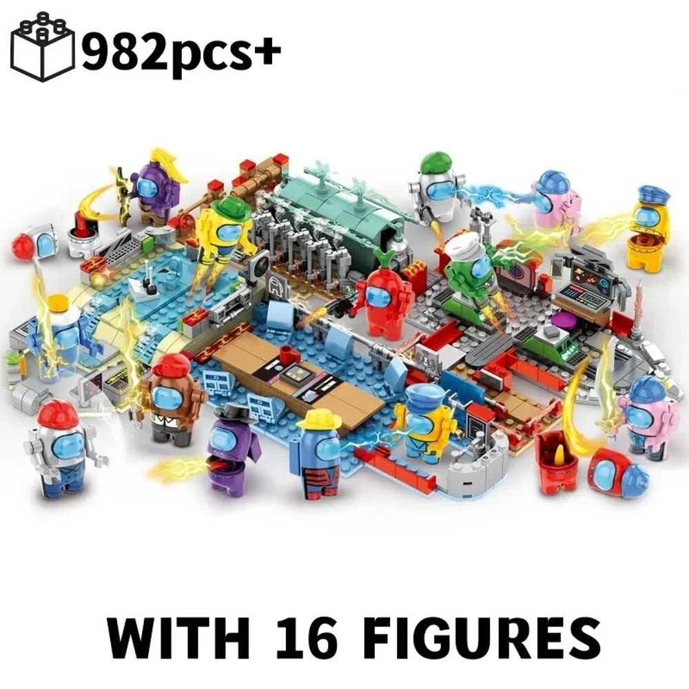 Space Werewolf Building Blocks Anime Mystery Game Toy Set 3