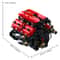 V8 Engine Model Kit With Motorized Building Blocks 1370pcs STEM Assembly Set 5
