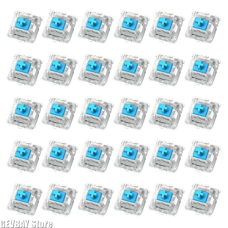 30Piece Tactile Mechanical Keyboard Switch Kit For Smooth Typing Easy DIY Repair 0