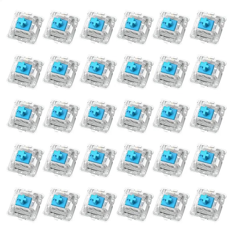 30Piece Tactile Mechanical Keyboard Switch Kit For Smooth Typing Easy DIY Repair 8