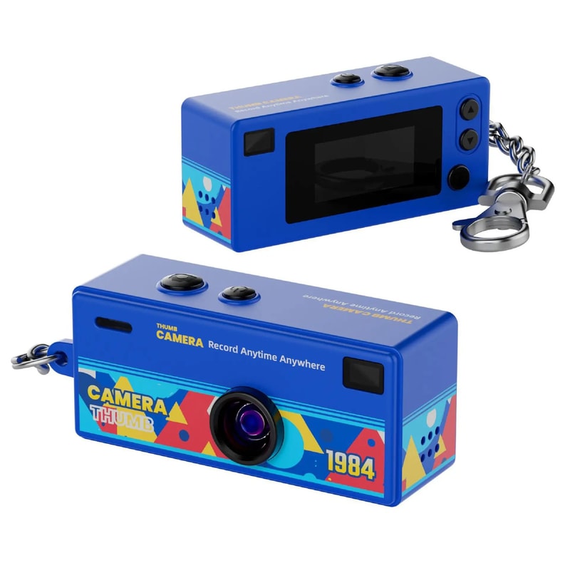 Retro Mini Digital Keychain Camera 11