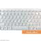 White Hebrew Keyboard Stickers For Laptop And Desktop Keyboards 3