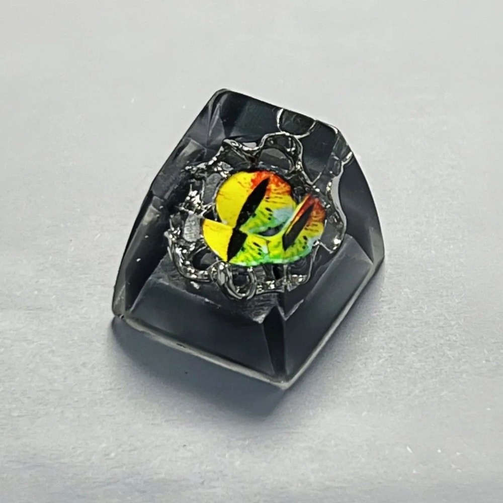 Mystic Evil Eye Artisan Resin Keycap For Mechanical Keyboards 9