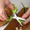 5Blade Herb Scallion Kitchen Scissors Stainless Steel Herb Scissors For Fast Meal Prep 1