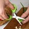 5Blade Herb Scallion Kitchen Scissors Stainless Steel Herb Scissors For Fast Meal Prep 1