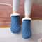 CozyTherm Mens Slipper Socks Thick Fuzzy Winter Warm Socks With NonSlip Grip 6