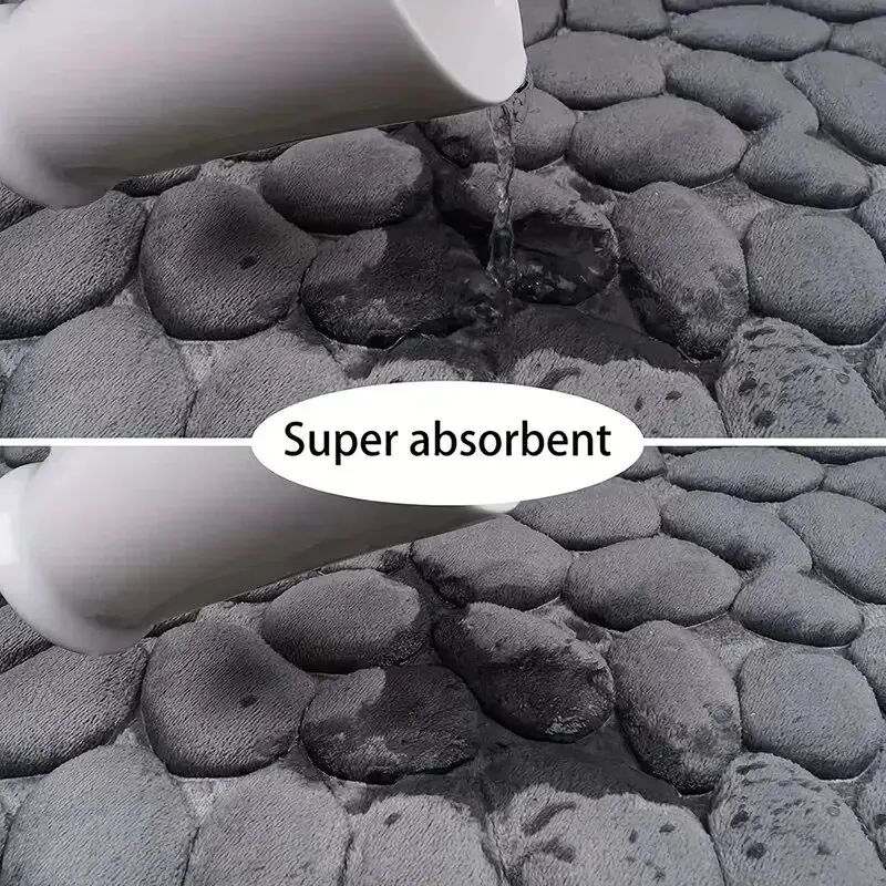 PebbleSoft Non Slip Bath Mat And Bathroom Rug 3