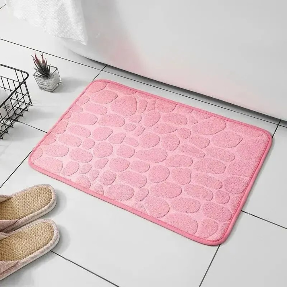 PebbleSoft Non Slip Bath Mat And Bathroom Rug 6