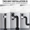 Flexible AntiOdor Sink Drain Pipe With Deodorizing Filter 1