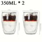 Double Wall Insulated Glass Cup For Espresso Tea Whisky 10
