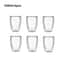 Double Wall Insulated Glass Espresso Cups Set Thermal Coffee Latte Mugs 6Piece 9