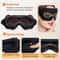 3D Contoured Sleep Mask For Total Blackout Comfort 0