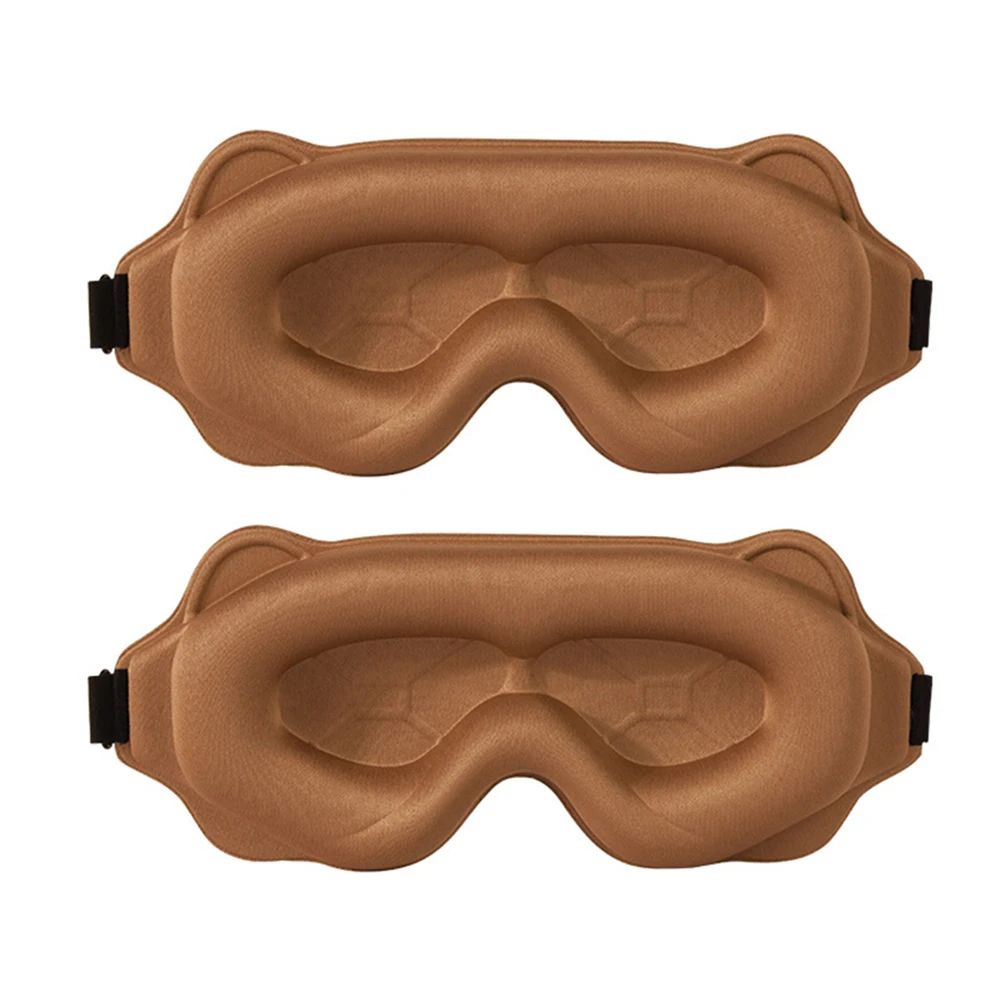 3D Contoured Sleep Mask For Total Blackout Comfort 14
