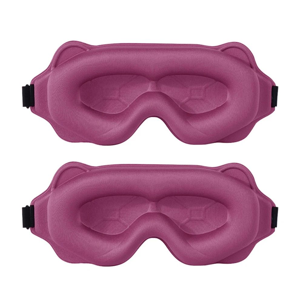 3D Contoured Sleep Mask For Total Blackout Comfort 15