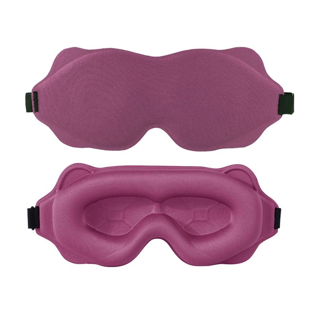 3D Contoured Sleep Mask For Total Blackout Comfort 9