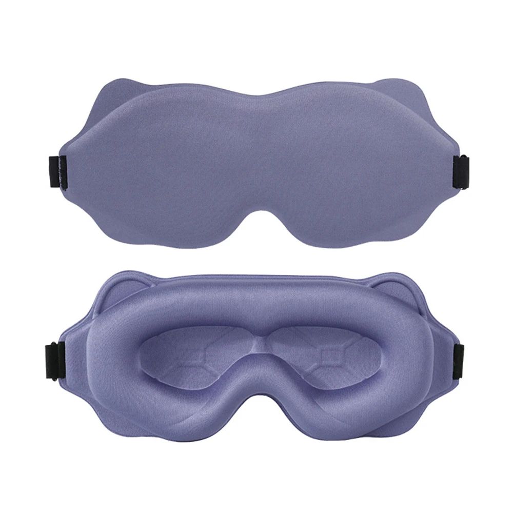 3D Contoured Sleep Mask For Total Blackout Comfort 10