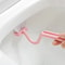 S Shape Toilet Cleaning Brush For Curved Rim And Corner Scrubbing 0