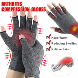 comfortease fingerless compression gloves for hand pain relief