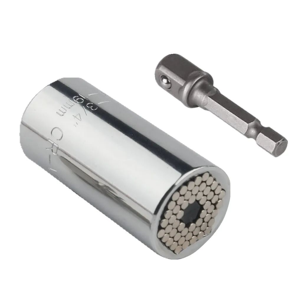 Universal Magic Socket Wrench Set With Drill Adapter Extension Rod For 719mm Fasteners 0
