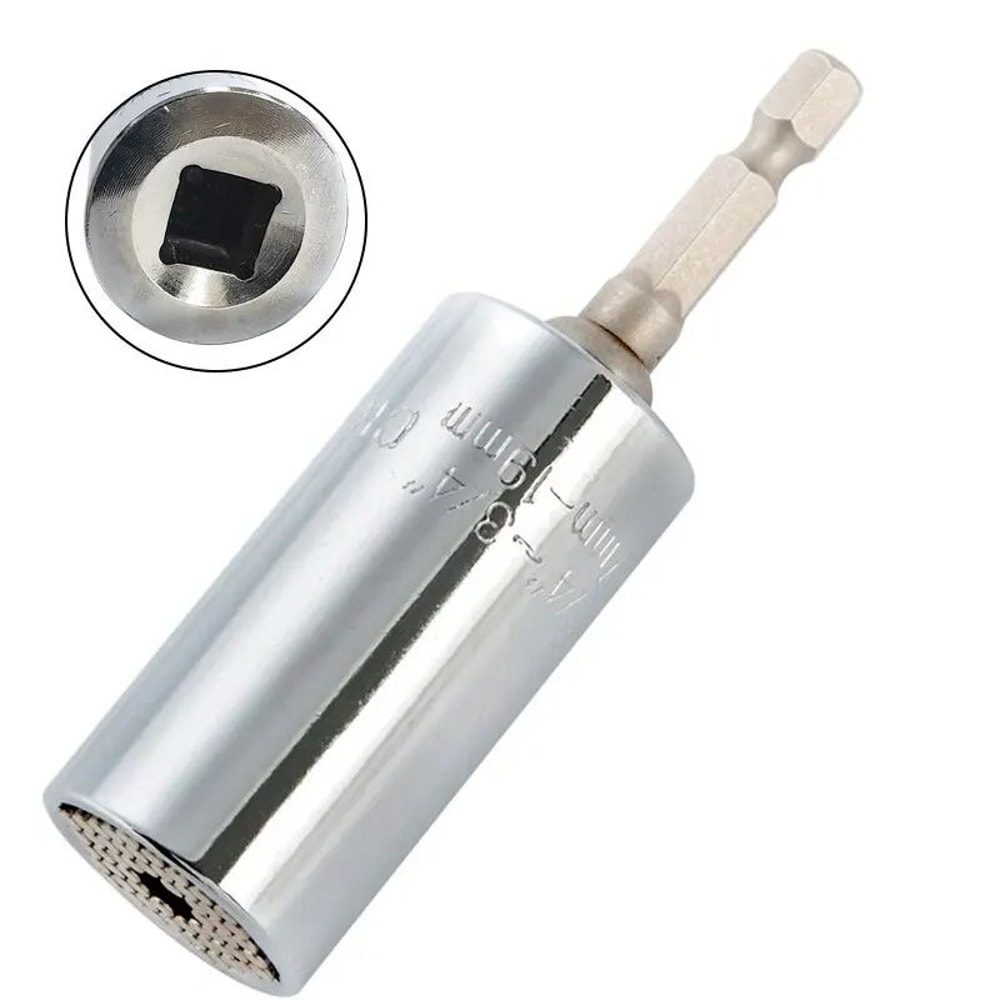 Universal Magic Socket Wrench Set With Drill Adapter Extension Rod For 719mm Fasteners 5