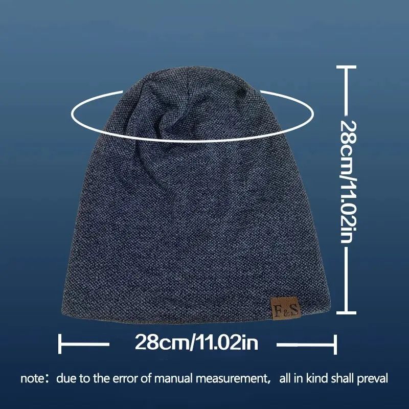 Warm Knitted Unisex Hip Hop Beanie Hat 2