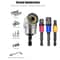 105 Degree Right Angle Drill Adapter Socket Extension Set 4