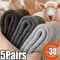 5 Pairs Thermal Winter Terry Socks For Men And Women 0
