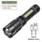Heinast Rechargeable LED Flashlight With COB Side Light For Camping 6