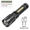 Heinast Rechargeable LED Flashlight With COB Side Light For Camping 6