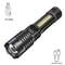 Heinast Rechargeable LED Flashlight With COB Side Light For Camping 11