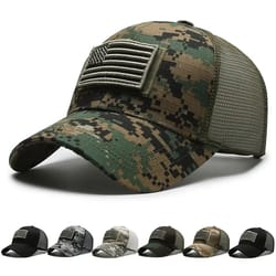 mesh baseball cap with breathable sun protection
