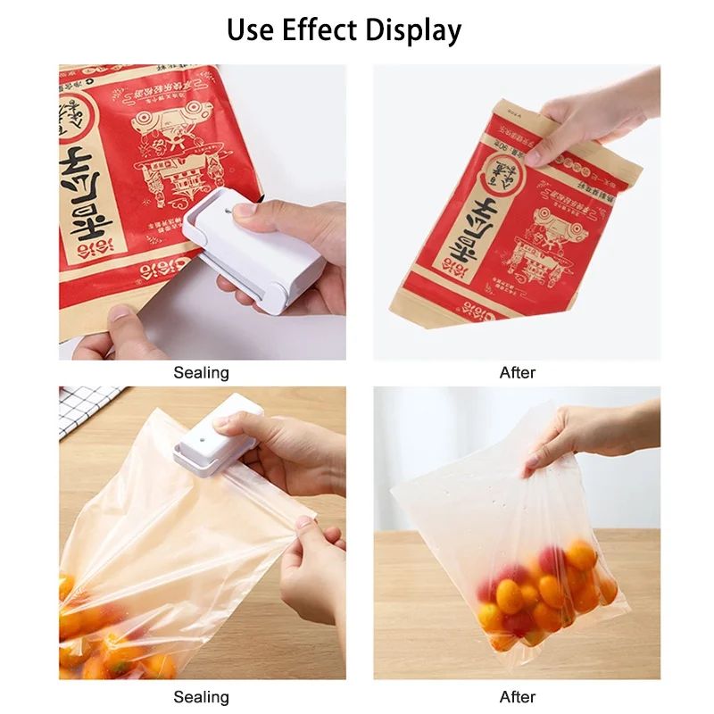 FreshLock Mini Heat Bag Sealer For Food Storage Snack Bags 4