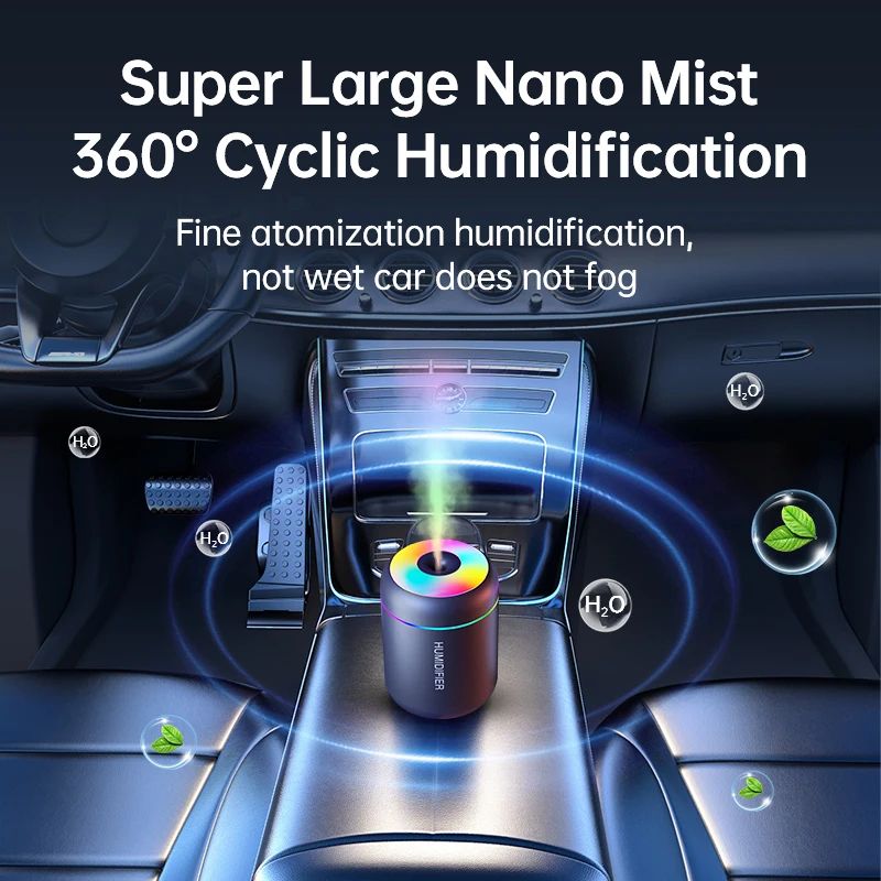 PureMist Mini USB Humidifier Aroma Diffuser For Bedroom Car Office 3
