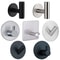 Modern Bathroom Hardware Set Stainless Steel Towel Rack Toilet Paper Holder Kit 0