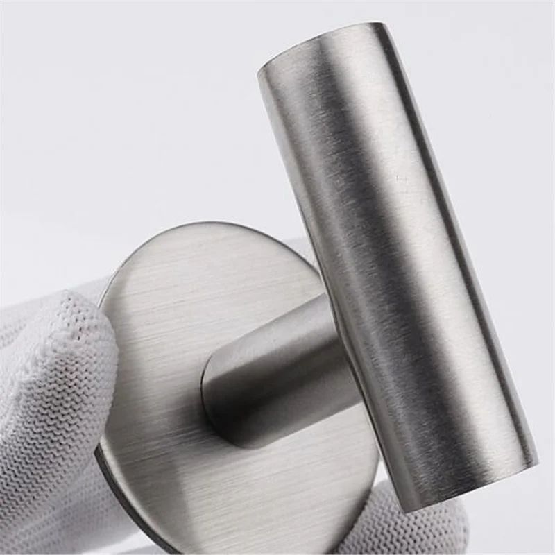 Modern Bathroom Hardware Set Stainless Steel Towel Rack Toilet Paper Holder Kit 2