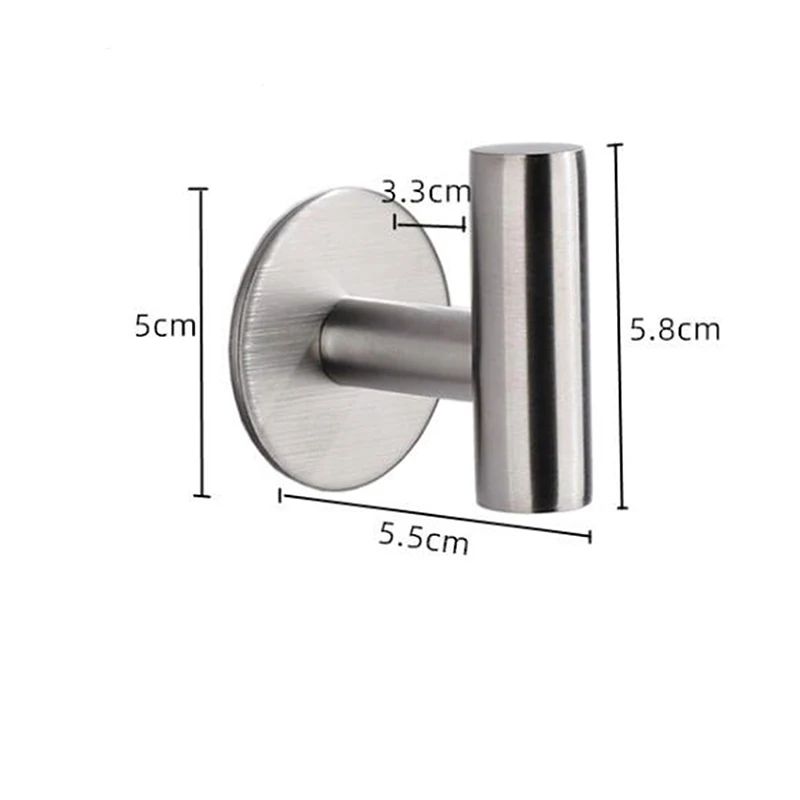 Modern Bathroom Hardware Set Stainless Steel Towel Rack Toilet Paper Holder Kit 5