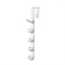 SpaceSaver OvertheDoor Hook Rack For Bags Clothes Accessories 6