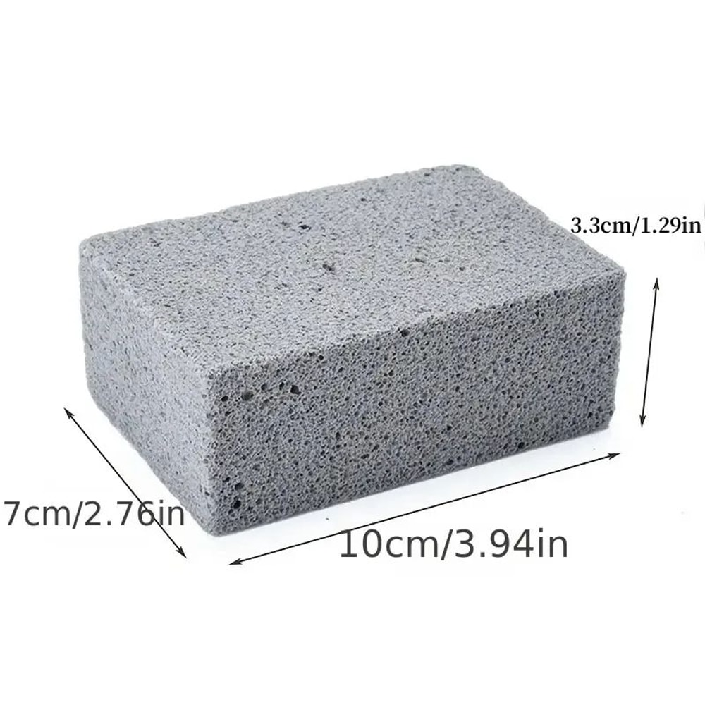 BBQ Grill Cleaning Stone Brick HeavyDuty Grill Cleaning Brick For BBQ Grates Flat Top Griddles 5