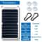 SunPower 35W Portable Solar Panel USB Charger For Camping Travel 5
