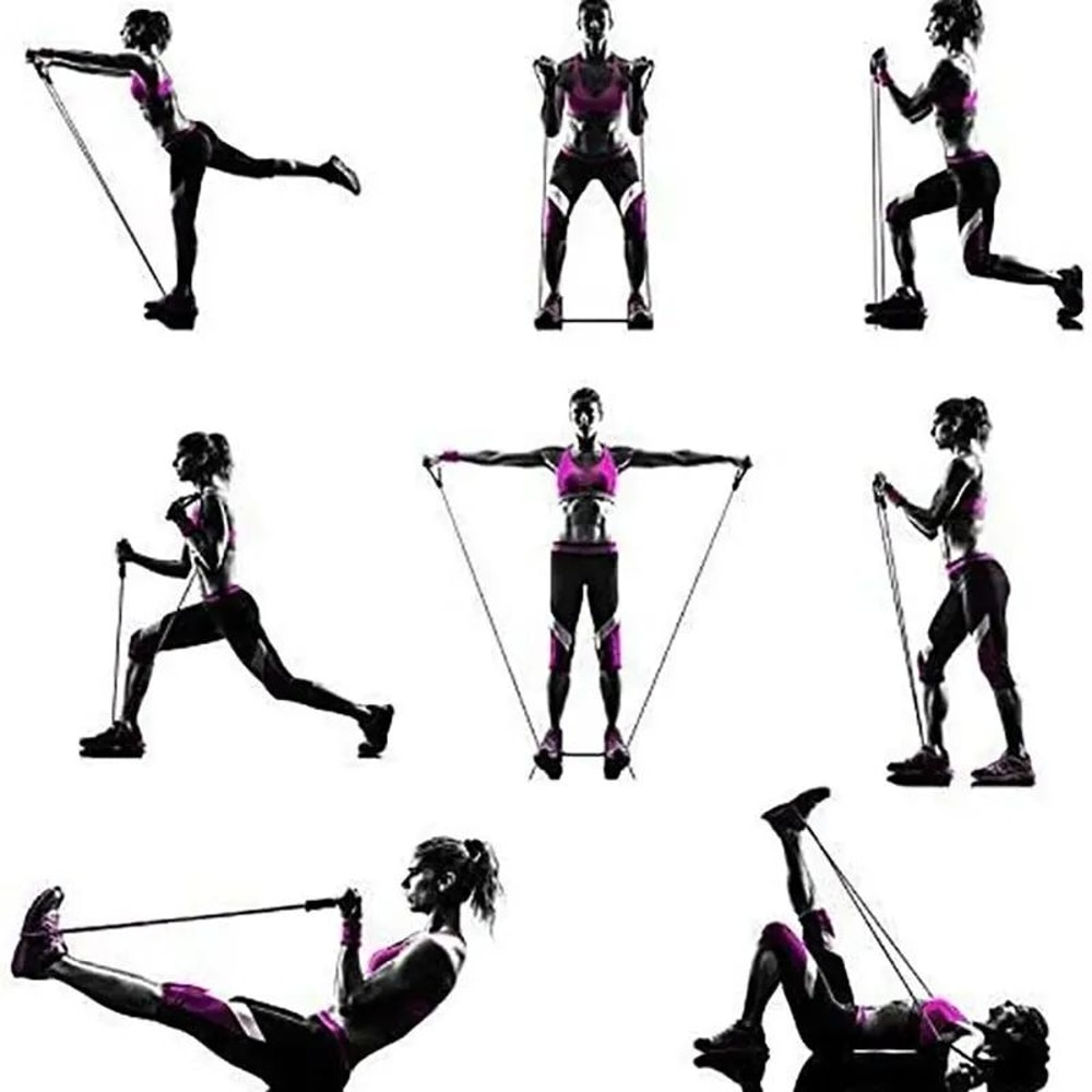 FlexCore Resistance Bands With Handles For FullBody Home Strength Training 3