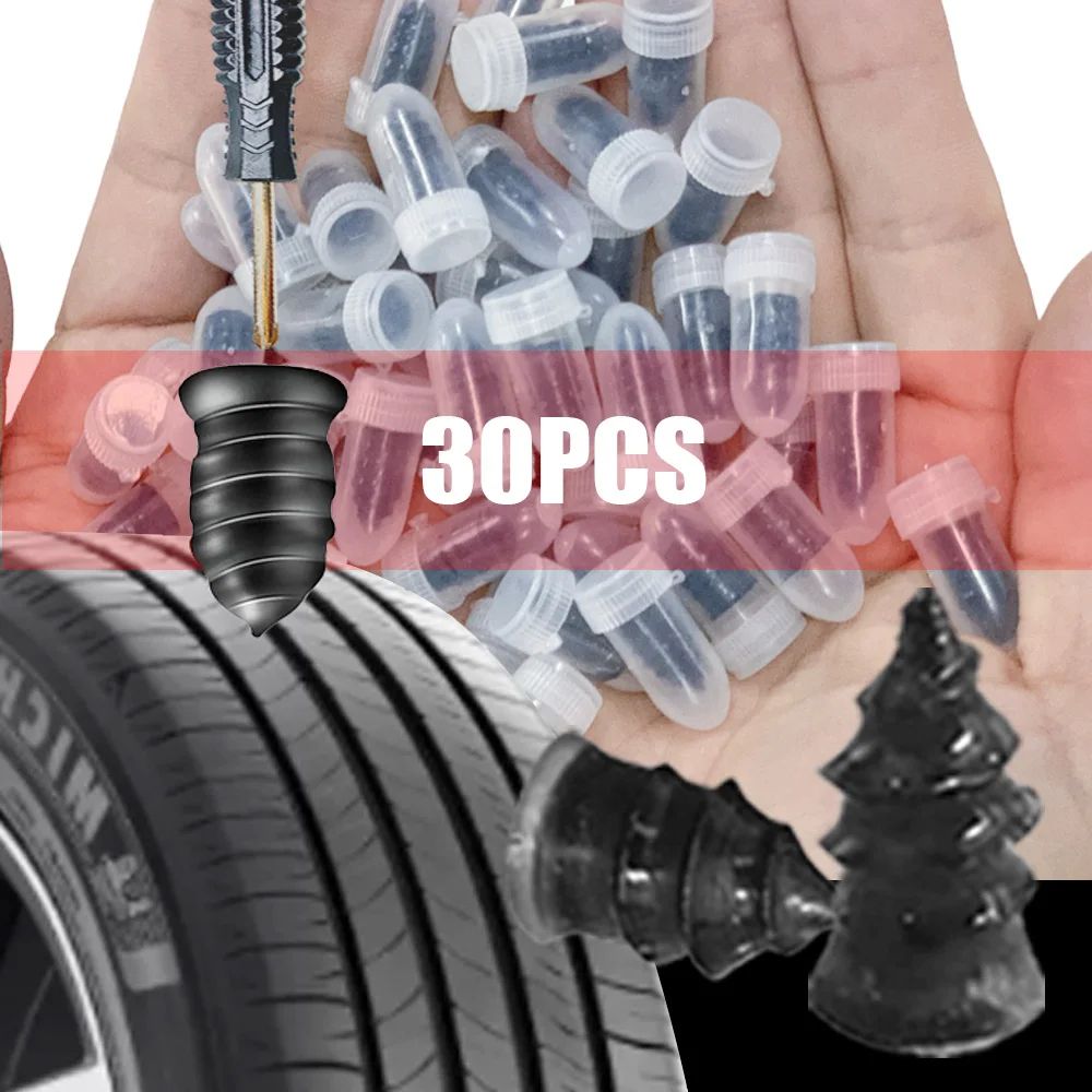 RapidSeal Tire Repair Kit Universal Tire Repair Rubber Nails For Cars Motorcycles Trucks 0