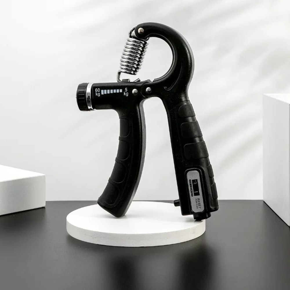 PowerCount Adjustable Hand Grip Strengthener With Digital Counter For Wrist Finger Training 3