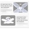 UltraBright Foldable LED Garage Light 28W E27 Deformable Ceiling Bulb 1