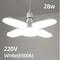 UltraBright Foldable LED Garage Light 28W E27 Deformable Ceiling Bulb 6