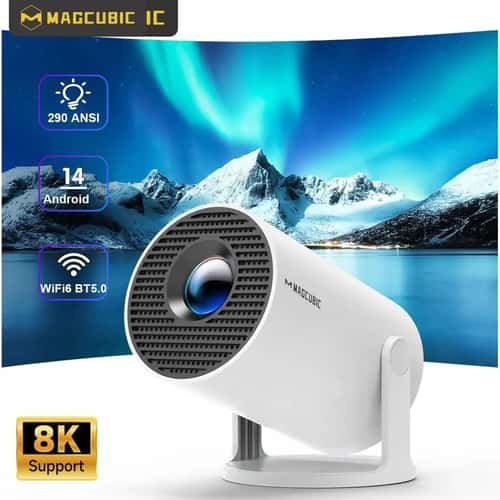 Magcubic HY300 Pro Smart Mini Projector with WiFi 6 & Bluetooth 5.4