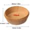 CrispClean Air Fryer Paper Liners Disposable NonStick Parchment Sheets For Easy Air Fryer Cooking 6