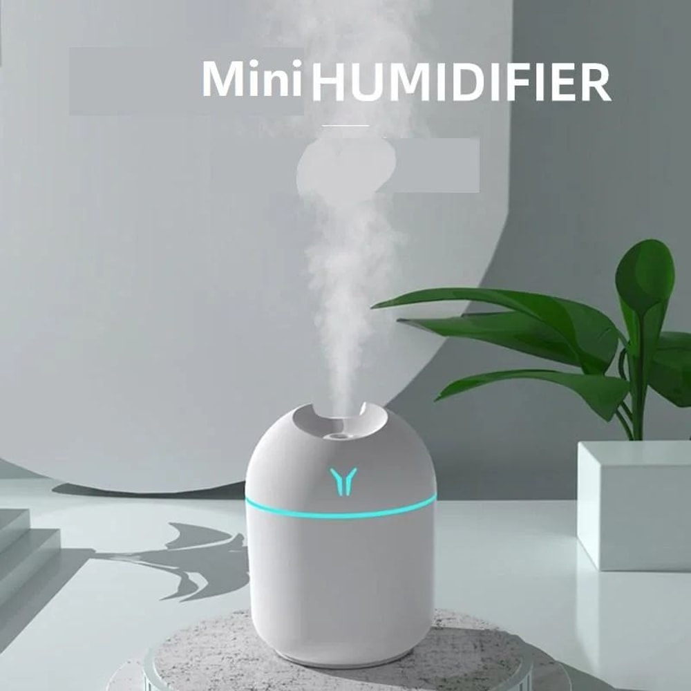 Portable USB Air Humidifier Essential Oil Diffuser With LED Night Light 2