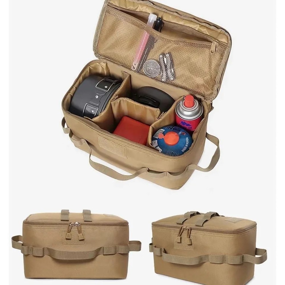 TrailGuard Camping Gas Canister Storage Bag Large Capacity Camping Tool Bag For Cookware Outdoor 2