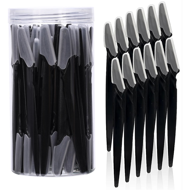Precision Touch Eyebrow Razor Facial Hair Remover Set 10