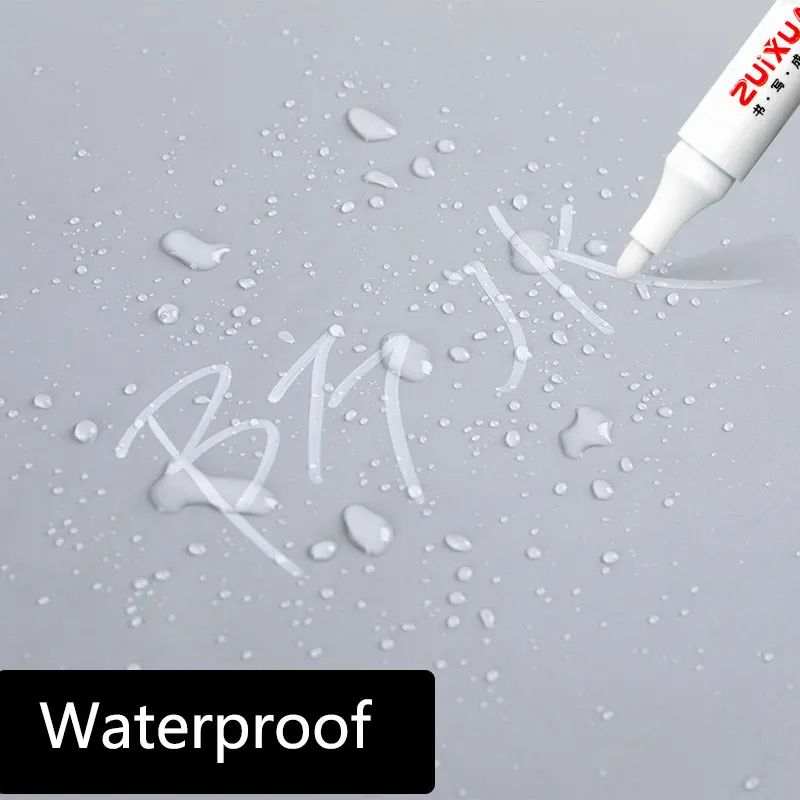 White Gel Paint Marker Set For DIY Art Sketching Waterproof Writing 4